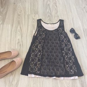 Mod Cloth Mystree Brand Lace Top